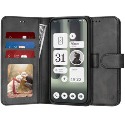 Husa 360 Nothing Phone (2a) Plus Techsuit Diary Book, negru