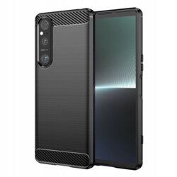 Husa Sony Xperia 1 V Techsuit Carbon Silicone, negru