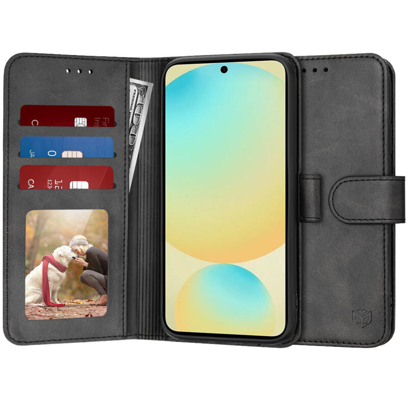 Husa 360 Samsung Galaxy S24 FE Techsuit Diary Book, negru