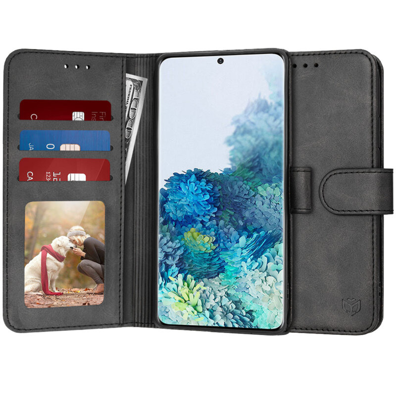 Husa 360 Samsung Galaxy S20 Plus 5G Techsuit Diary Book, negru