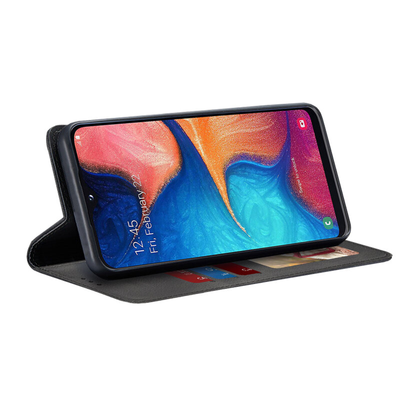 Husa 360 Samsung Galaxy A20e Techsuit Diary Book, negru