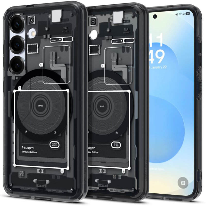Husa Samsung Galaxy S25 Spigen Ultra Hybrid Zero One MagSafe, negru