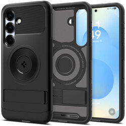 Husa Samsung Galaxy S25 Plus Spigen Slim Armor MagSafe, negru