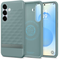 Husa Samsung Galaxy S25 Plus Spigen Caseology Parallax MagSafe, verde
