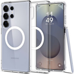 Husa Samsung Galaxy S25 Ultra Spigen Ultra Hybrid MagSafe, transparenta