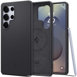 Husa Samsung Galaxy S25 Ultra Spigen Silicone Fit MagSafe, negru