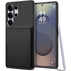 Husa Samsung Galaxy S25 Ultra Spigen Slim Armor CS, negru