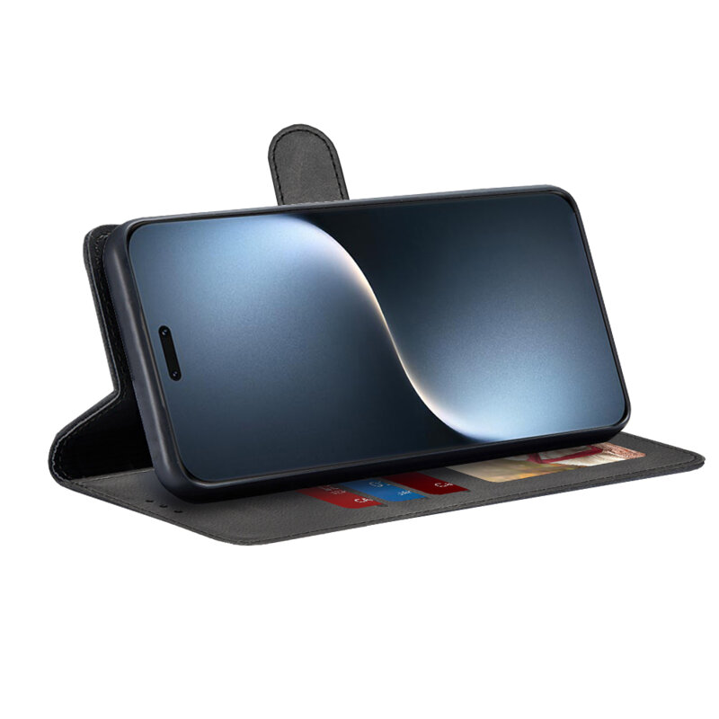 Husa 360 Honor Magic7 Pro Techsuit Diary Book, negru