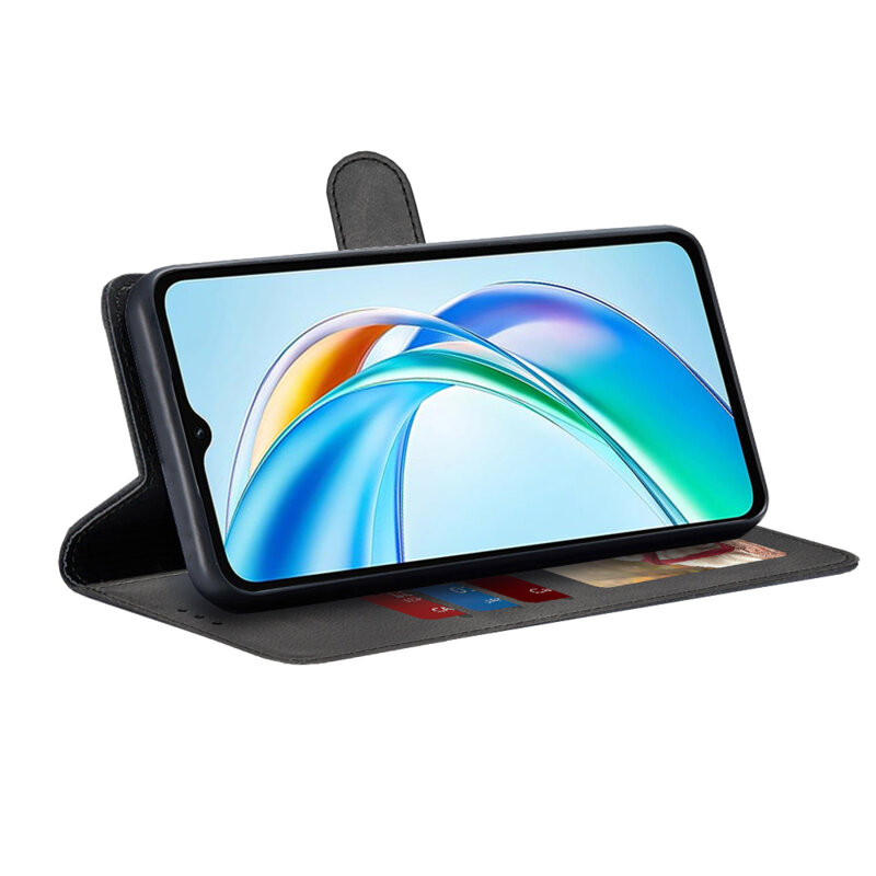 Husa 360 Honor X5b Techsuit Diary Book, negru