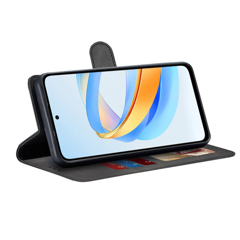Husa 360 Honor X7b 5G Techsuit Diary Book, negru