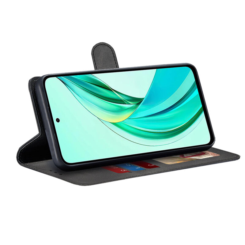 Husa 360 Honor 90 SMART Techsuit Diary Book, negru
