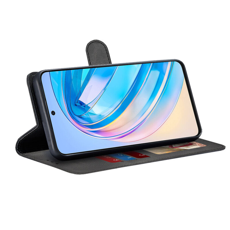 Husa 360 Honor X8a Techsuit Diary Book, negru