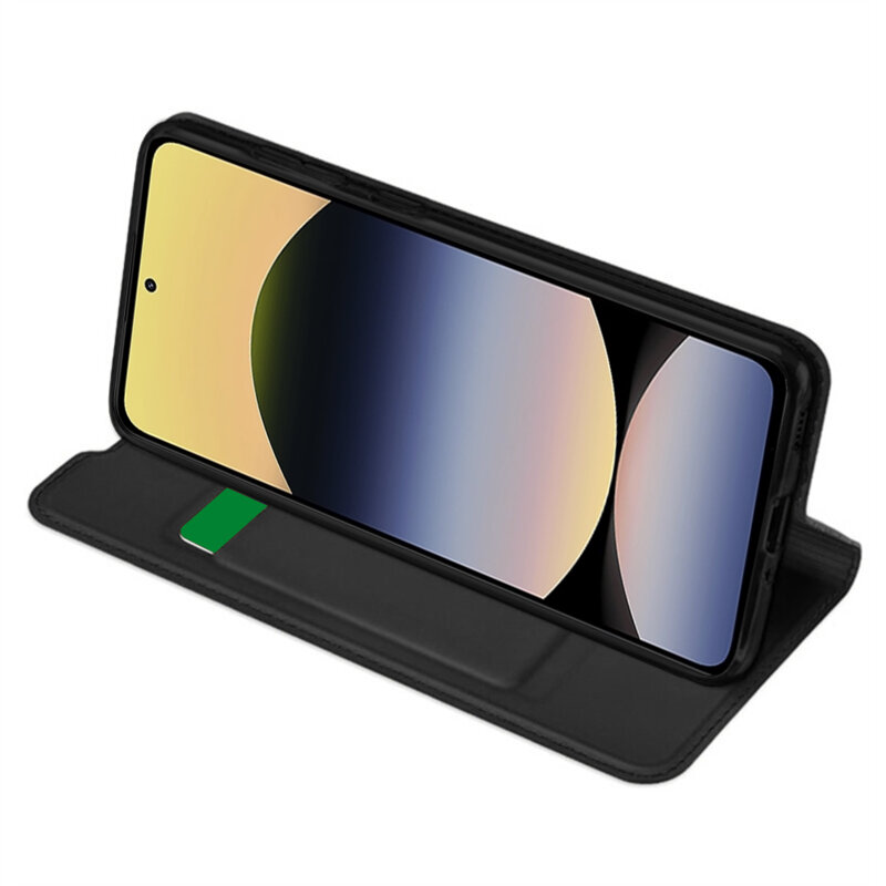Husa Xiaomi Redmi Note 14 4G (Regional) Techsuit Magskin Book, negru