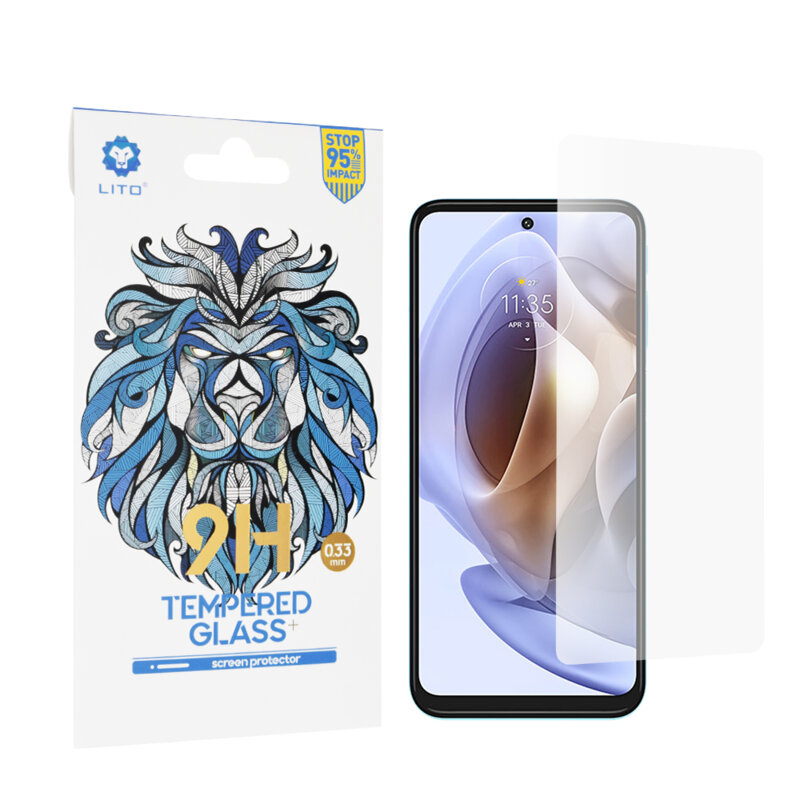 Folie sticla Motorola Moto G31 Lito 9H Tempered Glass, clear
