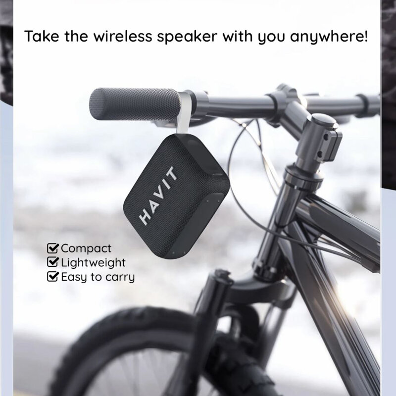 Boxa portabila Bluetooth mica Type-C IPX5 Havit SK874BT, 1200mAh