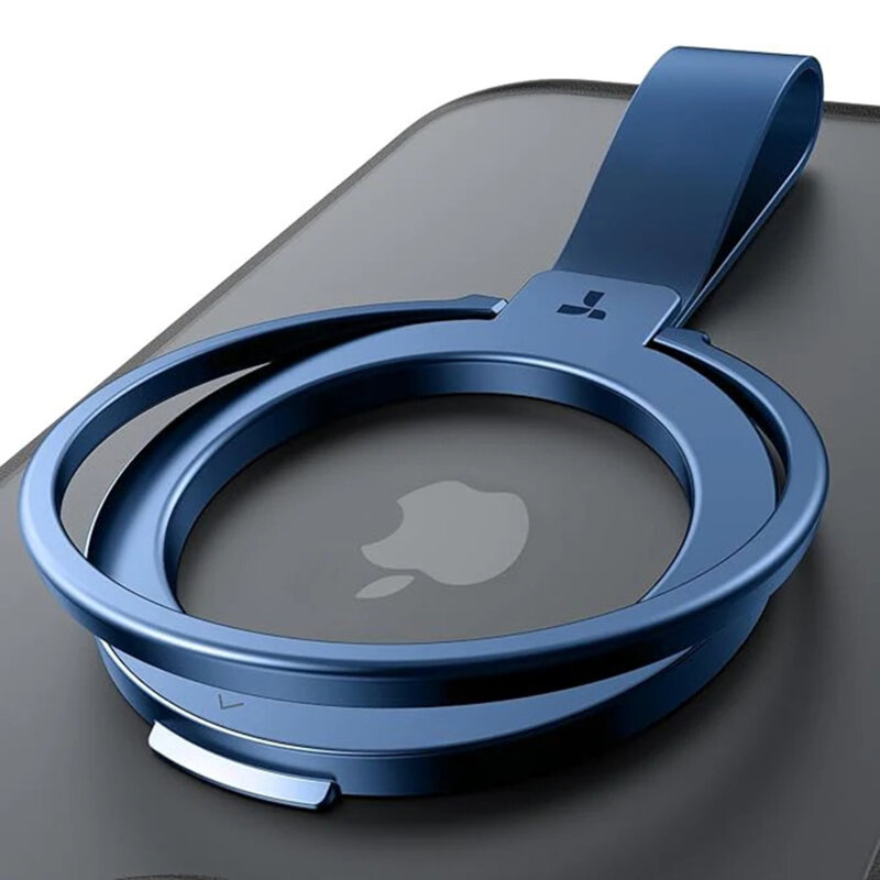 Inel magnetic 360°, suport telefon Torras Ostand, albastru