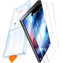 [Pachet 2x] Folie sticla Google Pixel 9a Torras GlassGo Install Master, transparenta