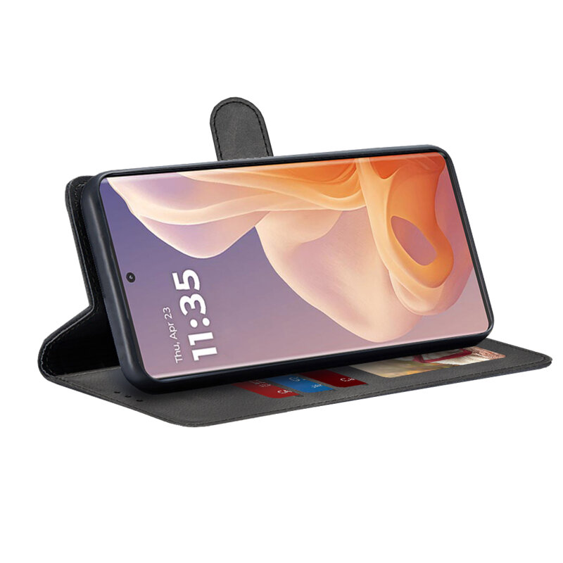 Husa 360 Motorola Moto G85 Techsuit Diary Book, negru
