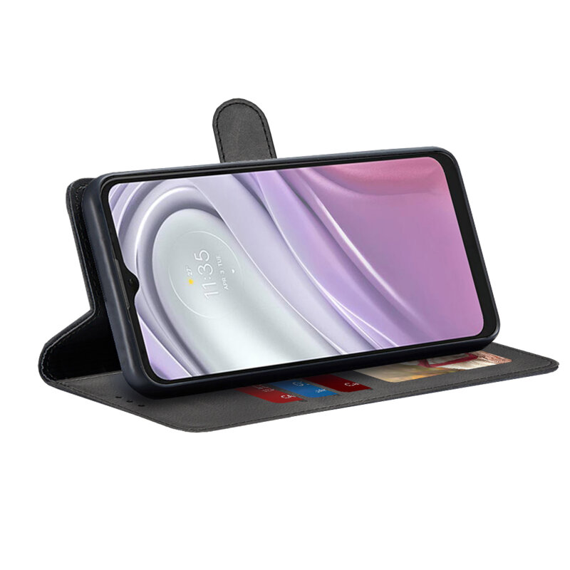 Husa 360 Motorola Moto G20 Techsuit Diary Book, negru