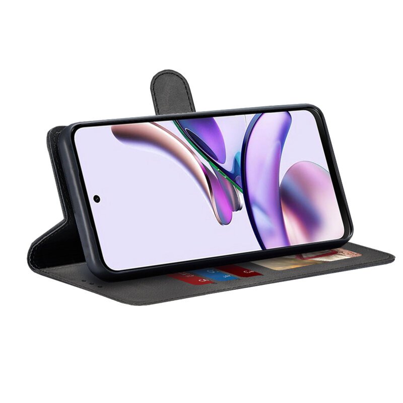 Husa 360 Motorola Moto G13 Techsuit Diary Book, negru