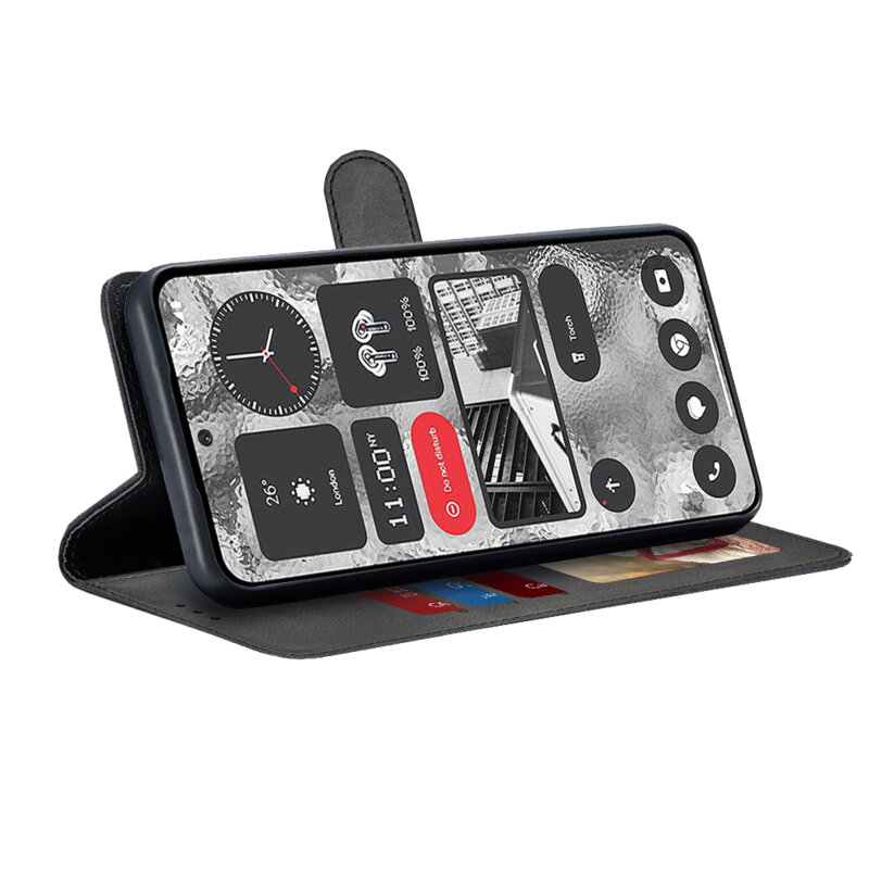 Husa 360 Nothing Phone (2) Techsuit Diary Book, negru