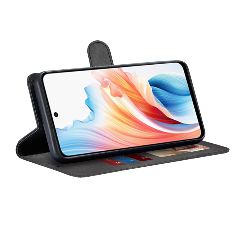 Husa 360 Oppo A79 5G Techsuit Diary Book, negru