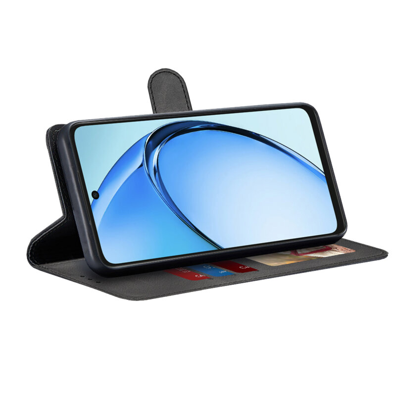 Husa 360 Oppo A60 5G Techsuit Diary Book, negru