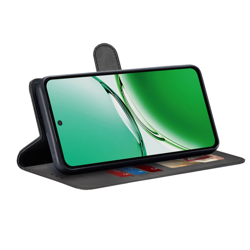 Husa 360 Oppo Reno12 F 4G Techsuit Diary Book, negru