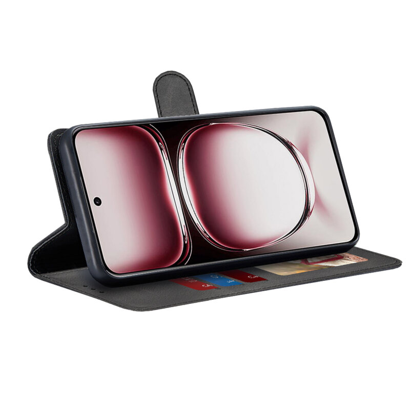 Husa 360 Oppo Reno12 Pro Techsuit Diary Book, negru