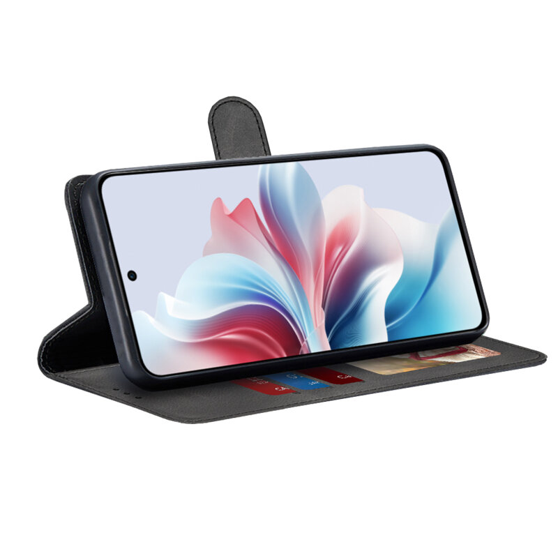 Husa 360 Oppo Reno11 F Techsuit Diary Book, negru