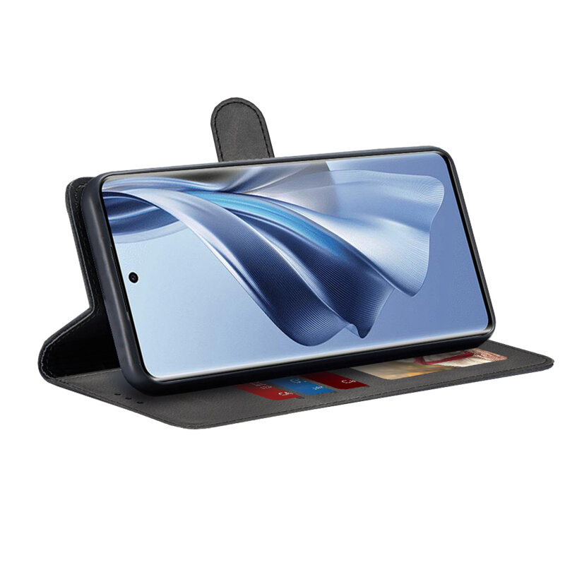 Husa 360 Oppo Reno10 Techsuit Diary Book, negru