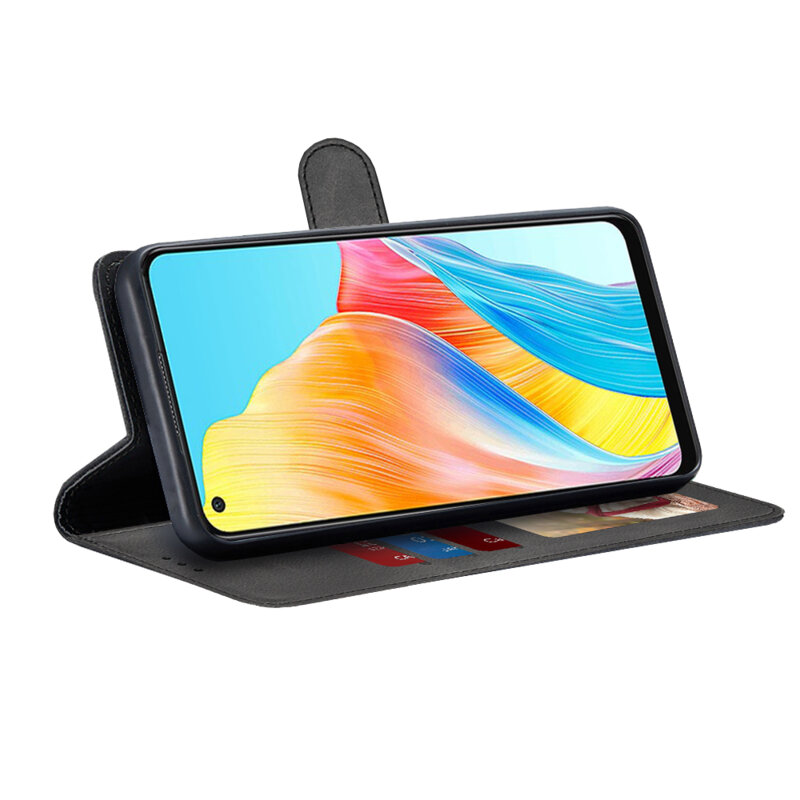 Husa 360 Oppo A78 4G Techsuit Diary Book, negru