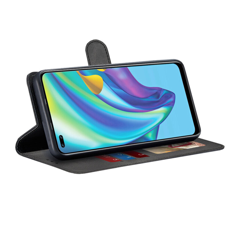 Husa 360 Oppo Reno4 Lite Techsuit Diary Book, negru