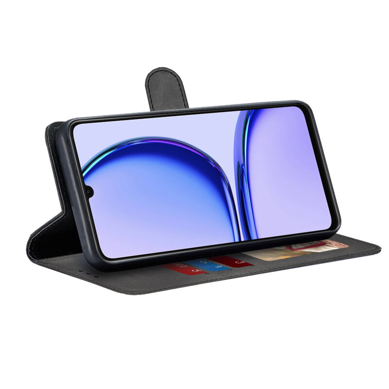 Husa 360 Realme C53 Techsuit Diary Book, negru