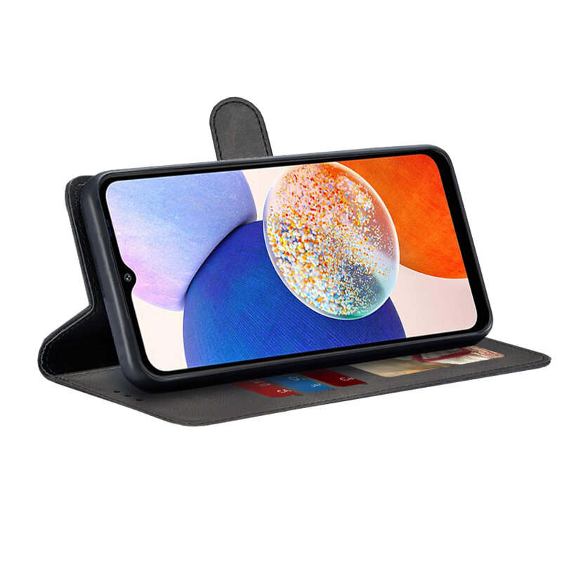 Husa 360 Samsung Galaxy A14 5G Techsuit Diary Book, negru