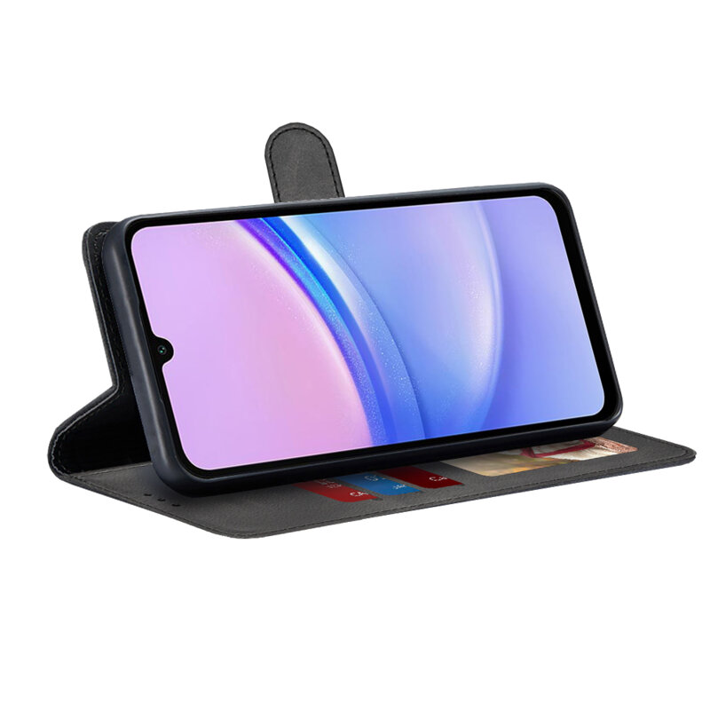 Husa 360 Samsung Galaxy A15 4G Techsuit Diary Book, negru