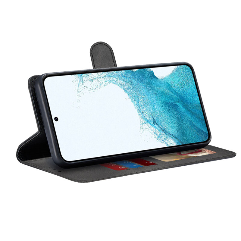 Husa 360 Samsung Galaxy S22 5G Techsuit Diary Book, negru