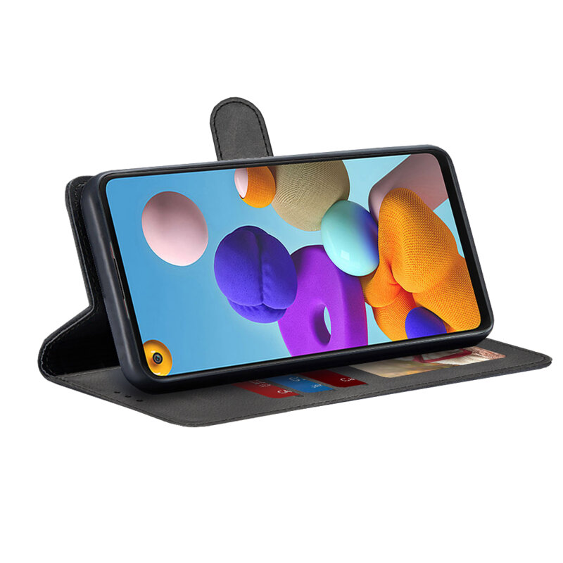 Husa 360 Samsung Galaxy A21s Techsuit Diary Book, negru