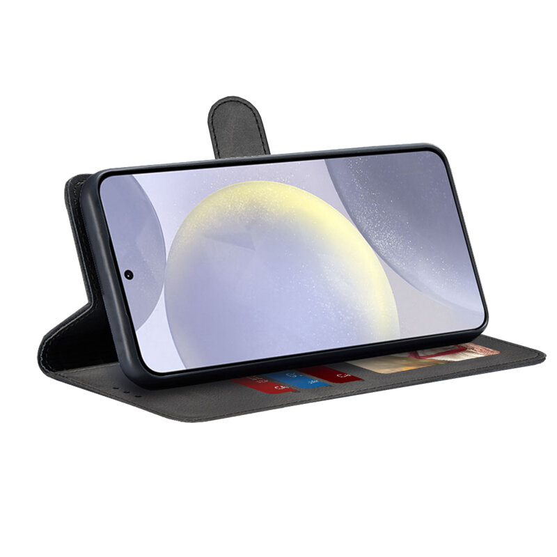 Husa 360 Samsung Galaxy S24 Plus Techsuit Diary Book, negru