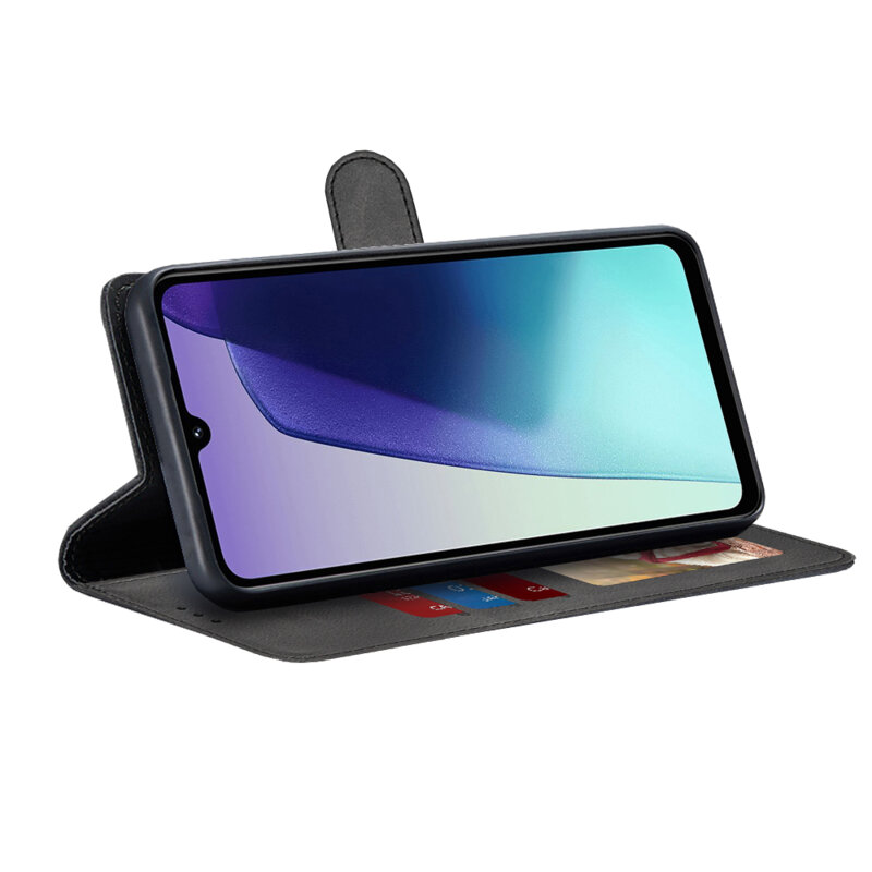 Husa 360 Xiaomi Redmi 14C Techsuit Diary Book, negru