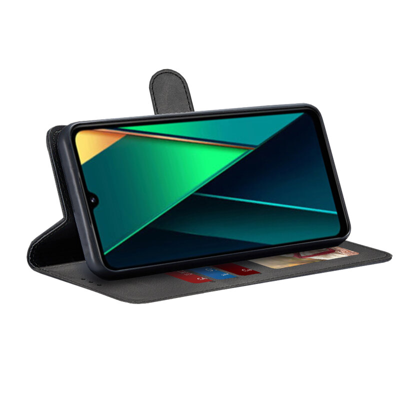 Husa 360 Xiaomi Poco C75 Techsuit Diary Book, negru