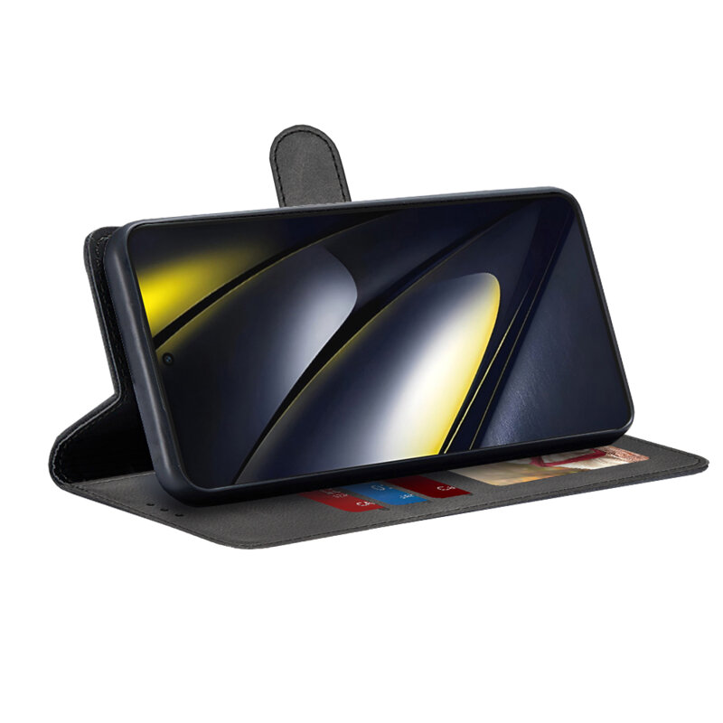 Husa 360 Xiaomi Poco F6 Techsuit Diary Book, negru