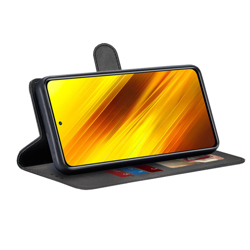 Husa 360 Xiaomi Poco X3 NFC Techsuit Diary Book, negru