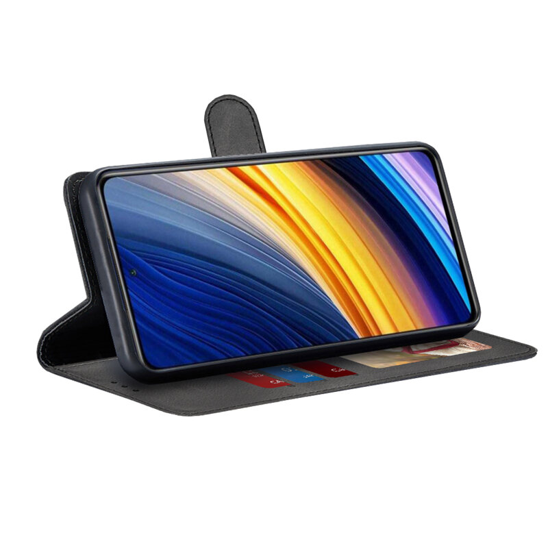 Husa 360 Xiaomi Poco X3 Pro Techsuit Diary Book, negru