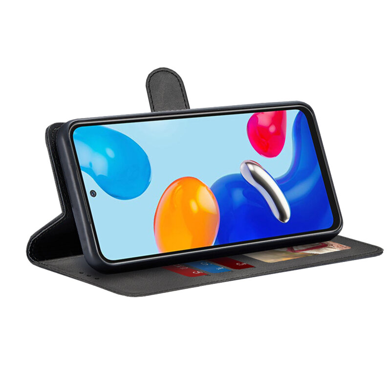 Husa 360 Xiaomi Redmi Note 11 Techsuit Diary Book, negru