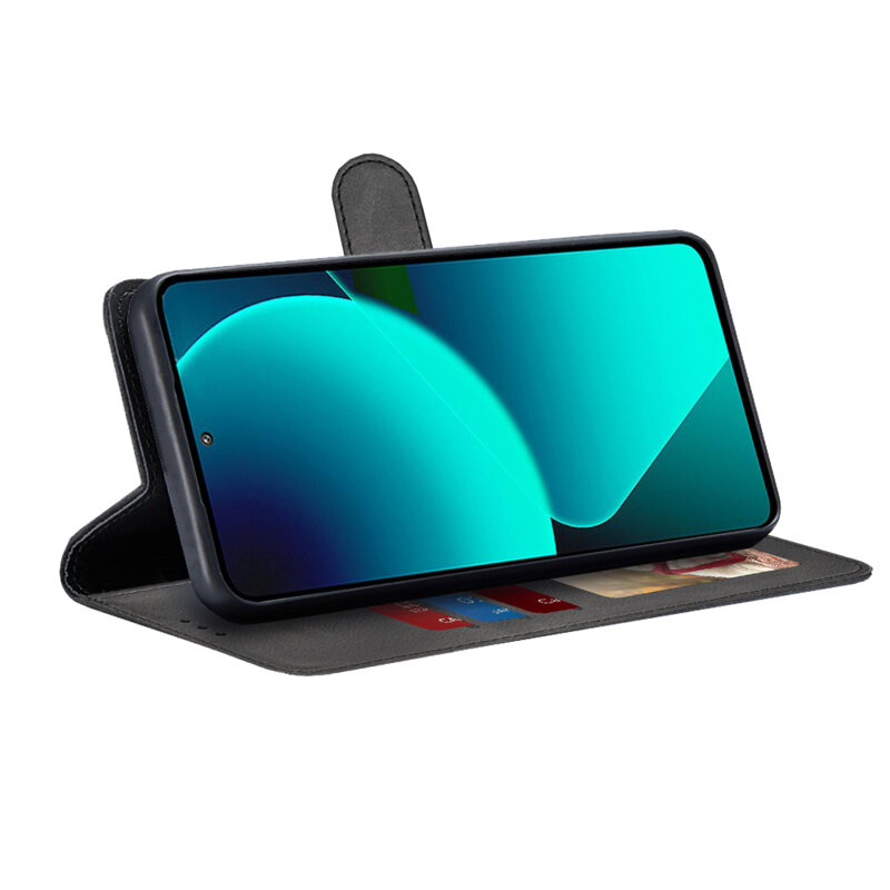 Husa 360 Xiaomi 13T Techsuit Diary Book, negru