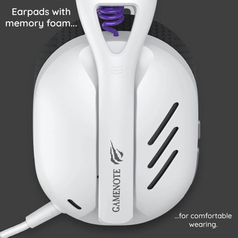 Casti gaming wireless cu microfon Havit, 600mAh, Fuxi-H3, gri