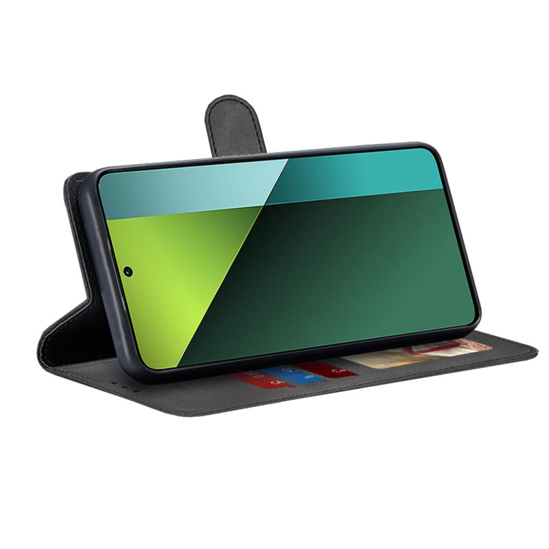 Husa 360 Xiaomi Redmi Note 13 Pro 5G Techsuit Diary Book, negru