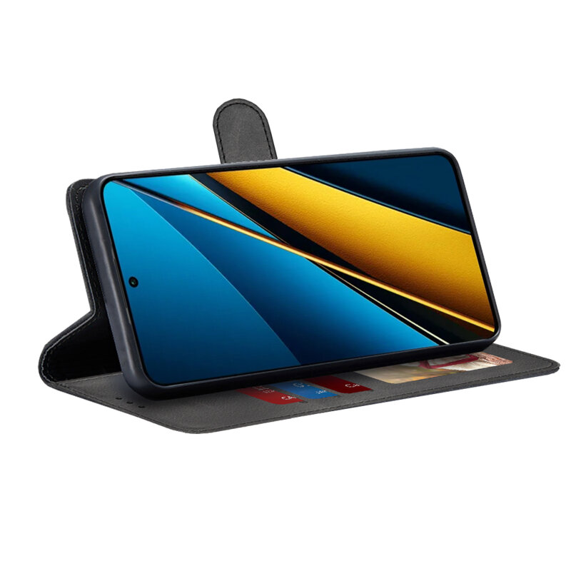 Husa 360 Xiaomi Poco X6 Techsuit Diary Book, negru