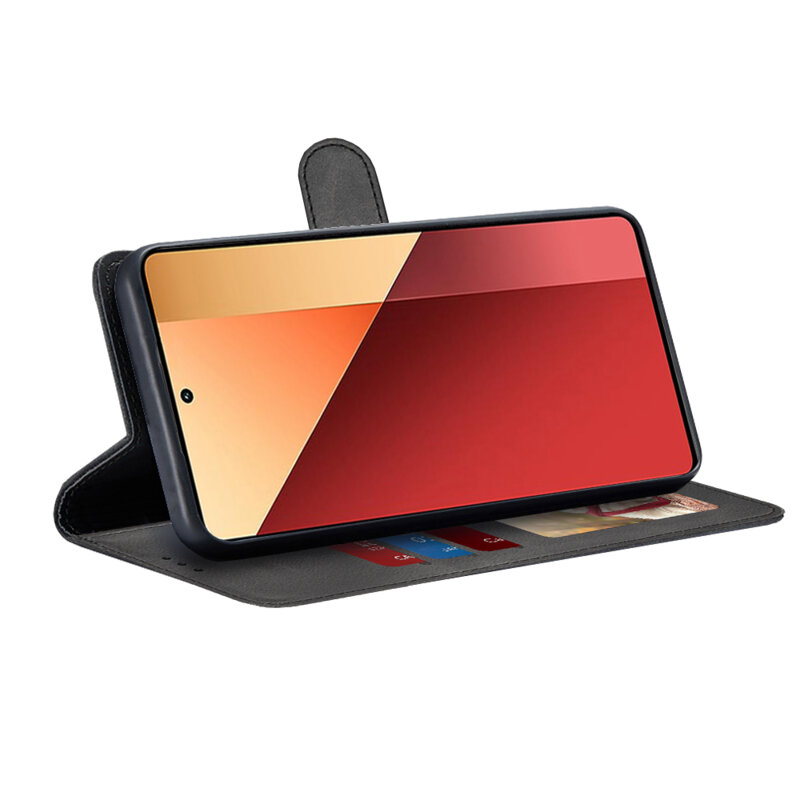 Husa 360 Xiaomi Redmi Note 13 Pro 4G Techsuit Diary Book, negru